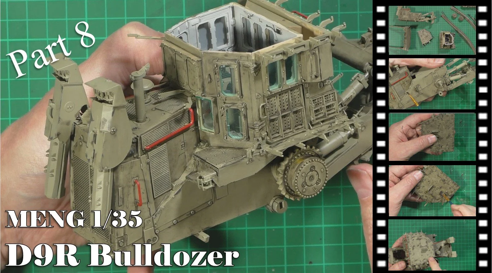 Meng 1/35 D9R Dozer Part 8 — Flory Models